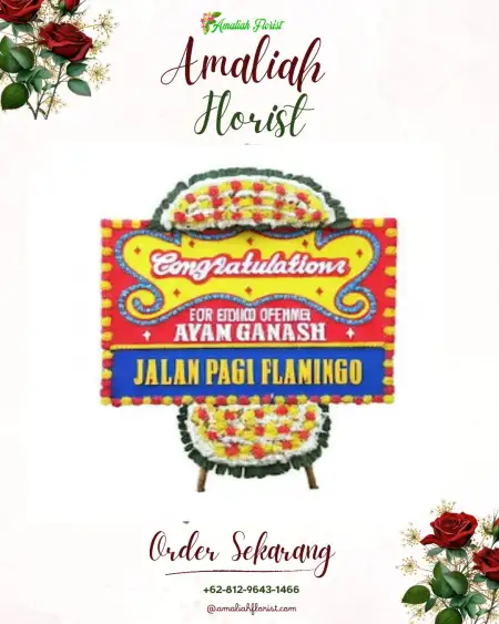 Sewa Papan Bunga Ngrendeng